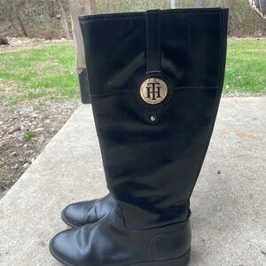 Tommy Hilfiger Tall Black Boots